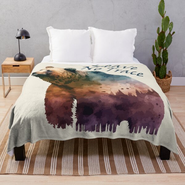 Item preview, Leave No Trace - Forest Lover with Bear designed and sold by GVRDesign.