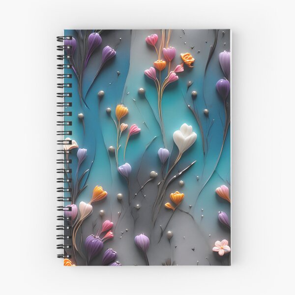 Item preview, Realistic delicate 3D wild flowers part3 - expressive botanical pattern. designed and sold by My-fake-places.