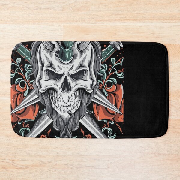 Item preview, I am BadAss, Pirate skull, Skull, old style hardcore tattoo designed and sold by PhotoArtMC.