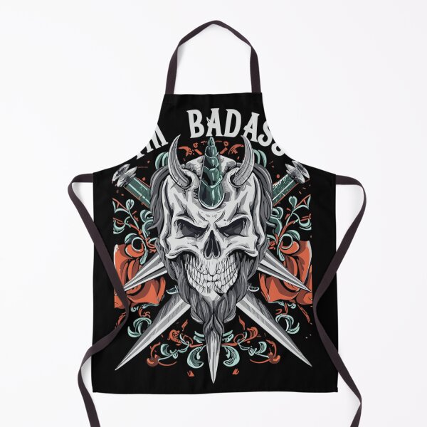 Item preview, I am BadAss, Pirate skull, Skull, old style hardcore tattoo designed and sold by PhotoArtMC.