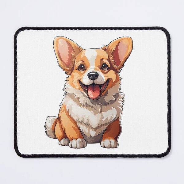 Item preview, Cute and happy corgi - dog lover sticker designed and sold by Daydreamsatdawn.