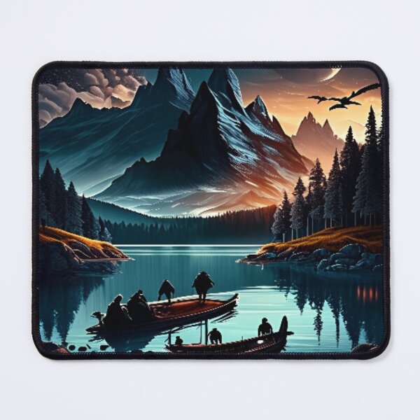 Item preview, Midnight Serenity: Mystic Lake and Mountain Scene designed and sold by MBravoC.