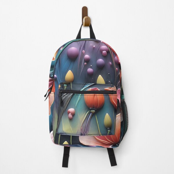 Item preview, Realistic delicate 3D wild flowers - expressive botanical pattern. designed and sold by My-fake-places.