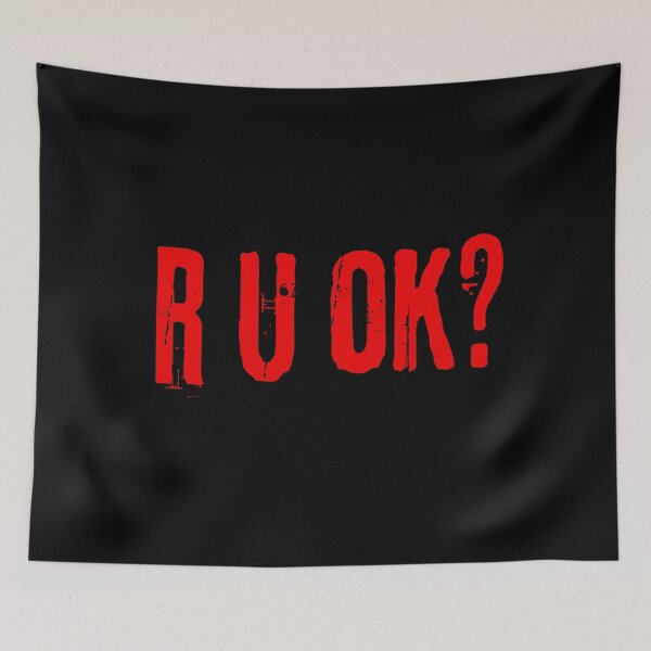 Item preview, R U Ok? Are You Ok? designed and sold by Barneyteez.