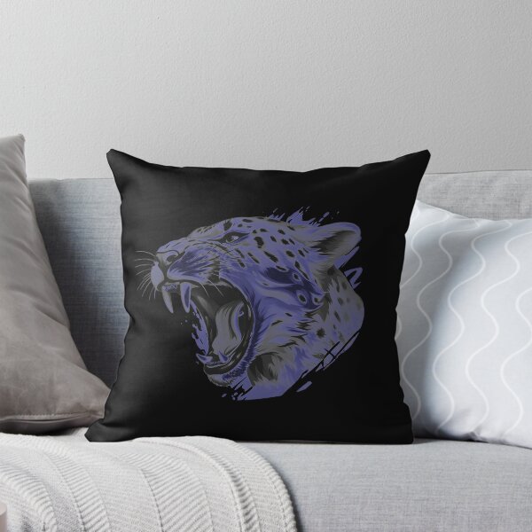 Item preview, Roaring Leopard Neon Blue designed and sold by jenmountainen.