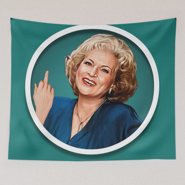 Item preview, Betty White Flips Off designed and sold by IndecentDesigns.