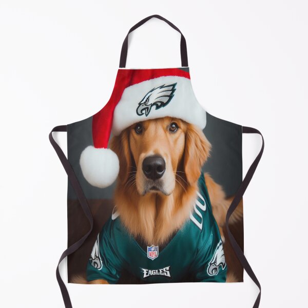 Item preview, Eagles Golden Retriever Christmas designed and sold by PhillySportz.