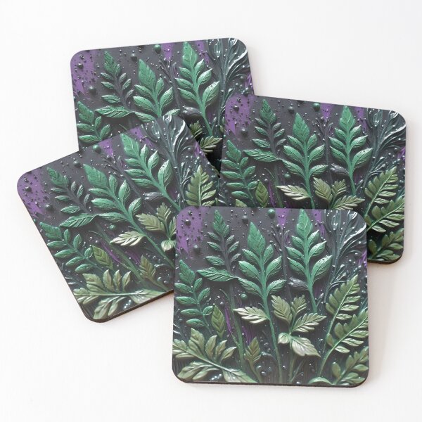 Item preview, Realistic delicate 3D wild leaves - expressive botanical pattern. designed and sold by My-fake-places.