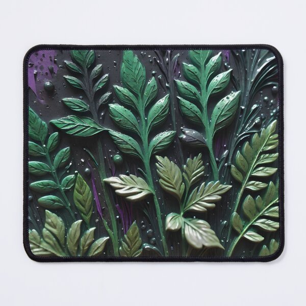 Item preview, Realistic delicate 3D wild leaves - expressive botanical pattern. designed and sold by My-fake-places.