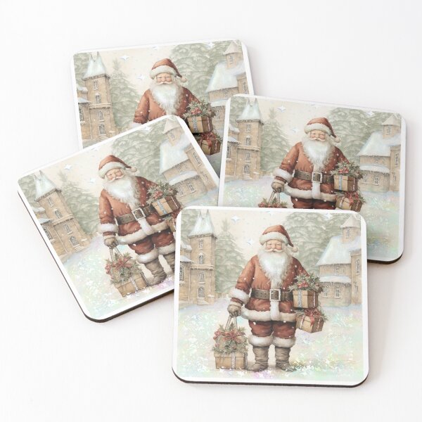 Item preview, Jolly Old St. Nick Christmas Scene designed and sold by PaperieJennifer.