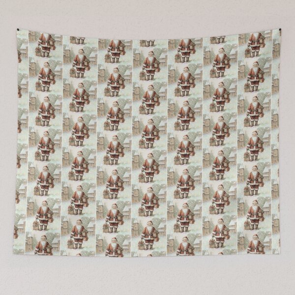 Item preview, Jolly Old St. Nick Christmas Scene designed and sold by PaperieJennifer.