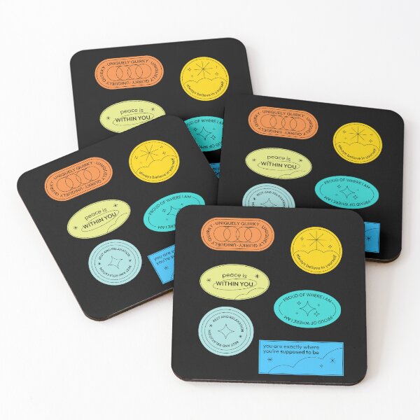 Item preview, Self Care Set - Quote - Self Kindness designed and sold by patternjp.