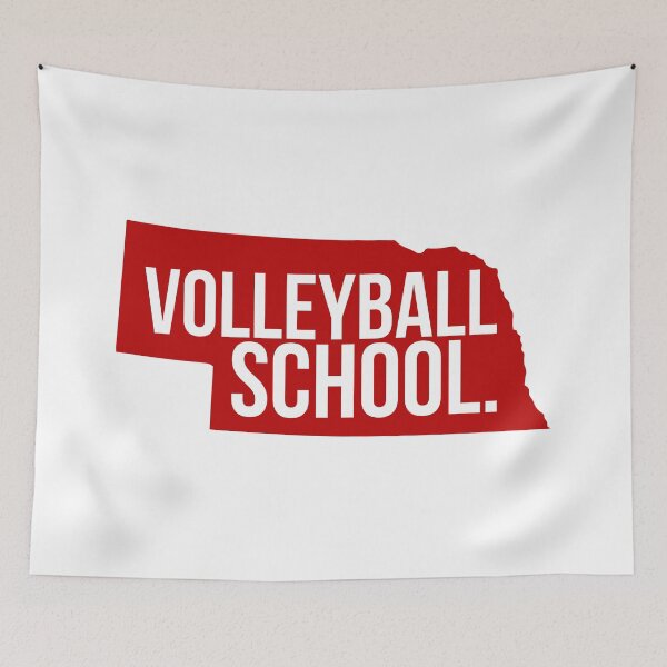 Item preview, Volleyball School Nebraska designed and sold by sydneyurban.