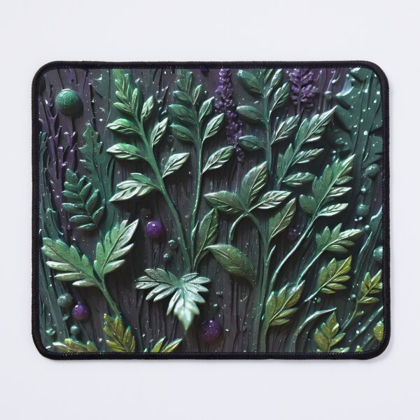 Item preview, Realistic delicate 3D wild leaves - expressive botanical pattern. designed and sold by My-fake-places.