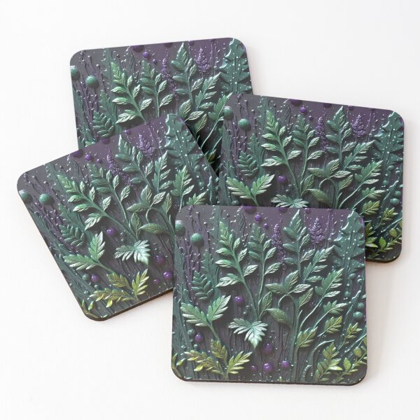 Item preview, Realistic delicate 3D wild leaves - expressive botanical pattern. designed and sold by My-fake-places.