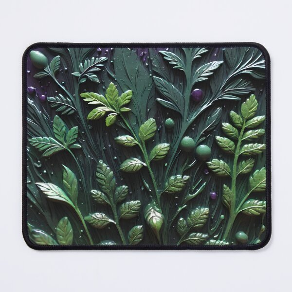 Item preview, Realistic delicate 3D wild leaves - expressive botanical pattern. designed and sold by My-fake-places.