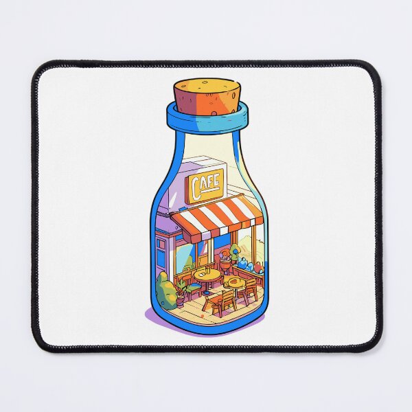 Item preview, Cafe Shop in a Bottle designed and sold by ComputeUnit.