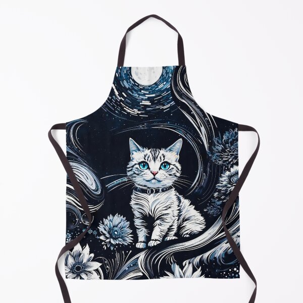 Item preview, starry night cat designed and sold by ZenStickConcept.