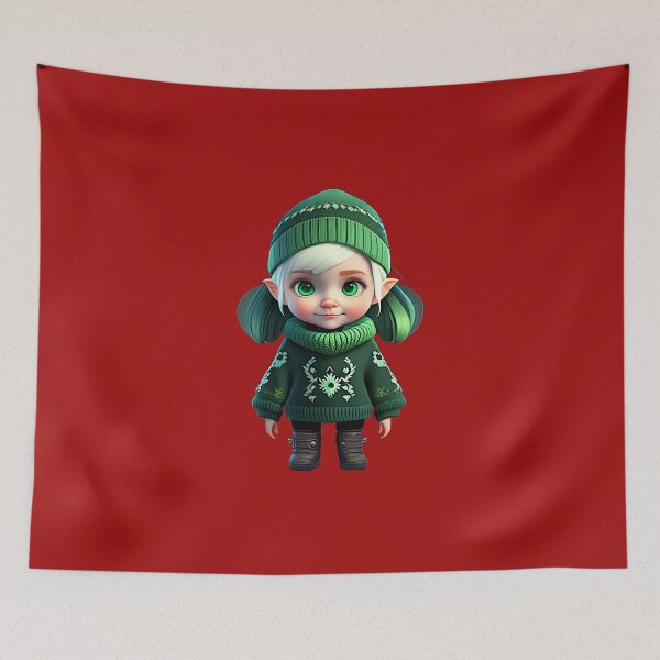 Item preview, Blue-Haired Gnome Dwarf Girl #1 designed and sold by Pickmash.