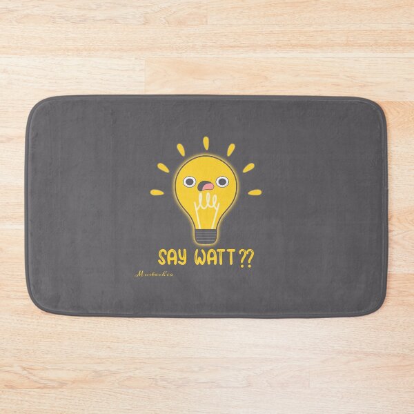 Item preview, Say Watt? designed and sold by Mustachio-Draws.