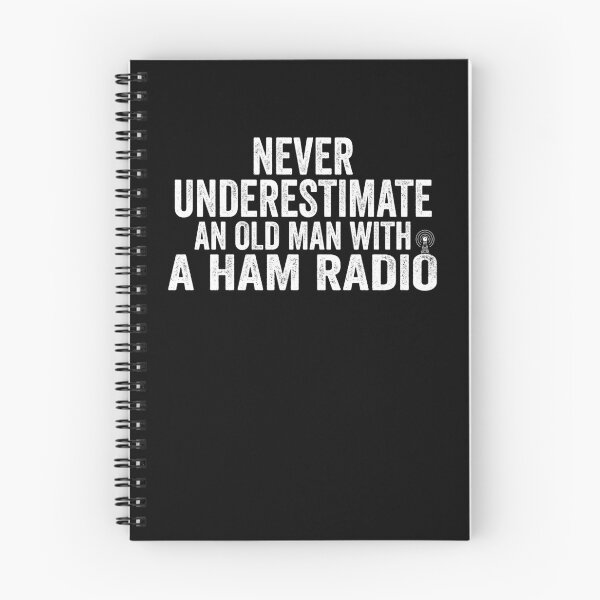 Item preview, Never Underestimate an Old Man with a Ham Radio  designed and sold by diip.