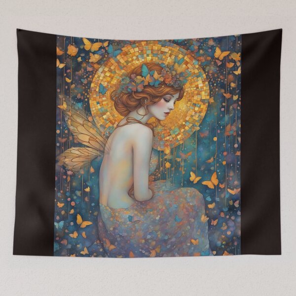 Item preview,  Moon Fairy No. 003- abstract,  fairy nouveau designed and sold by FaerieFusion.