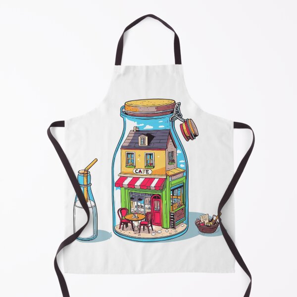 Item preview, Cafe Shop in a Glass Bottle designed and sold by ComputeUnit.