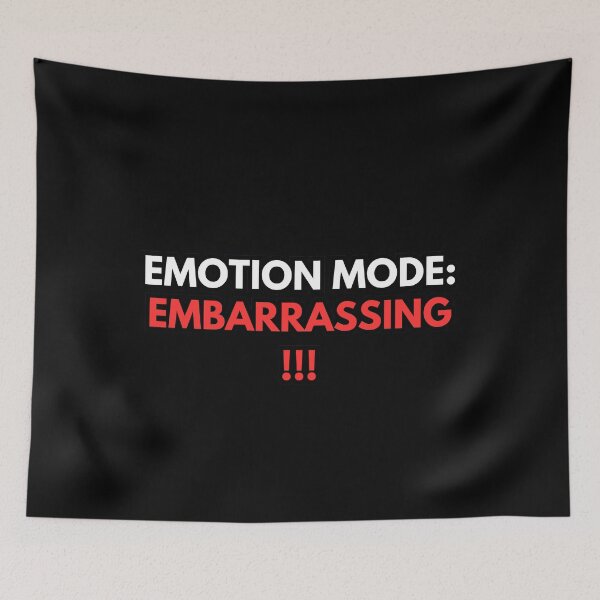 Item preview, Emotion Mode: Embarrassing designed and sold by Barneyteez.
