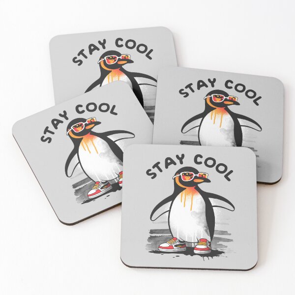 Item preview, Stay cool penguin designed and sold by NemiMakeit.