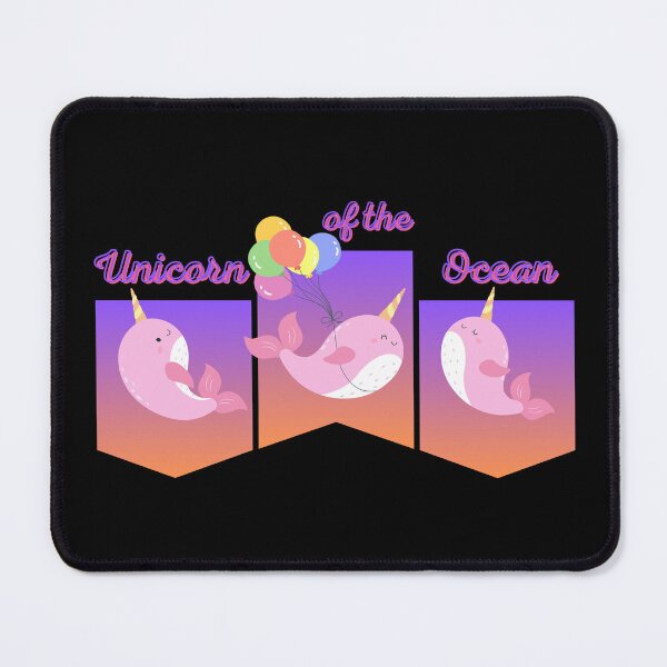Item preview, Unicorn of the ocean Narwhal Illustration designed and sold by kuremureDesign.