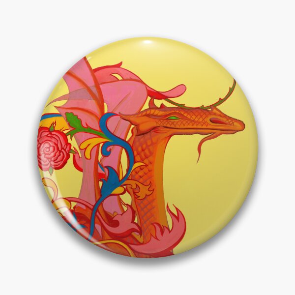 Aperçu de l'œuvre Dragon rouge à longues pattes illuminé créée et vendue par kateconradarts.