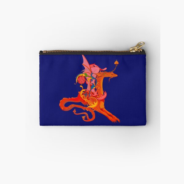 Aperçu de l'œuvre Dragon rouge à longues pattes illuminé créée et vendue par kateconradarts.