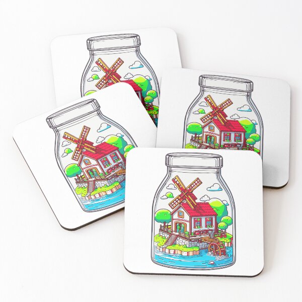 Item preview, Windmill in a Glass Bottle designed and sold by ComputeUnit.