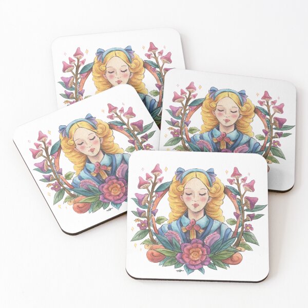 Item preview, Alice In Wonderland Art Deco Watercolour  designed and sold by carlottamascolo.