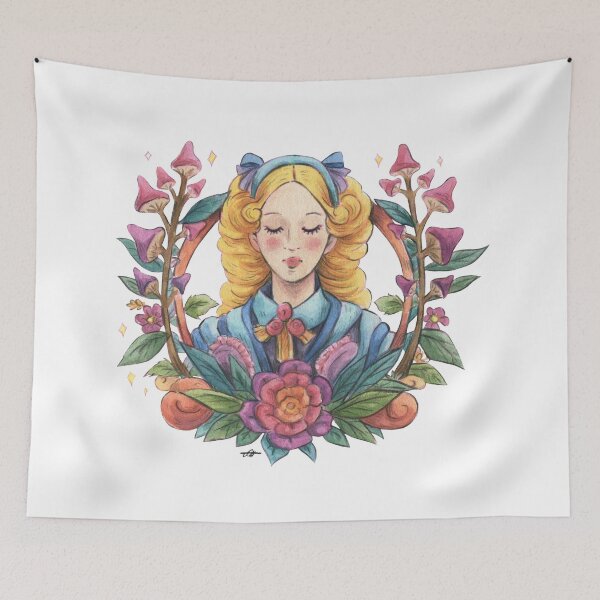 Item preview, Alice In Wonderland Art Deco Watercolour  designed and sold by carlottamascolo.