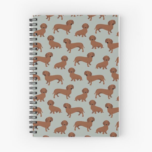 Item preview, Perro Dachshund rojo sobre verde salvia designed and sold by Nickwilljack.