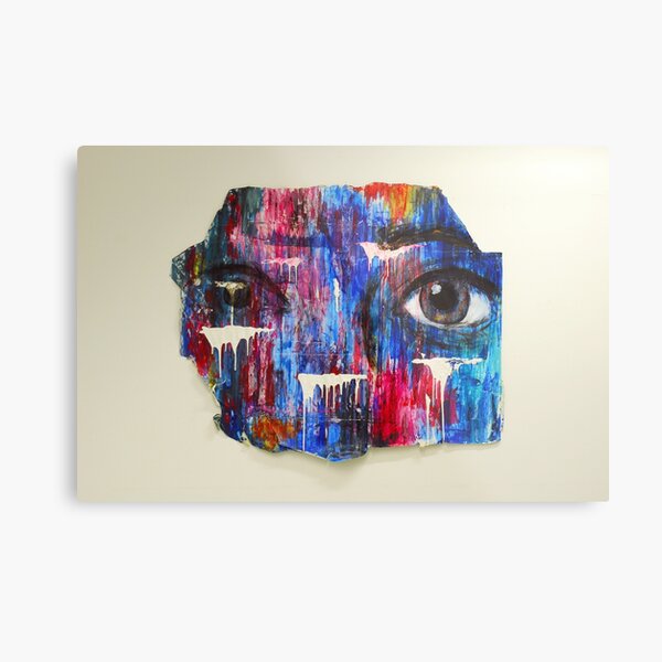 Coloured and Plastered 2 Metal Print
