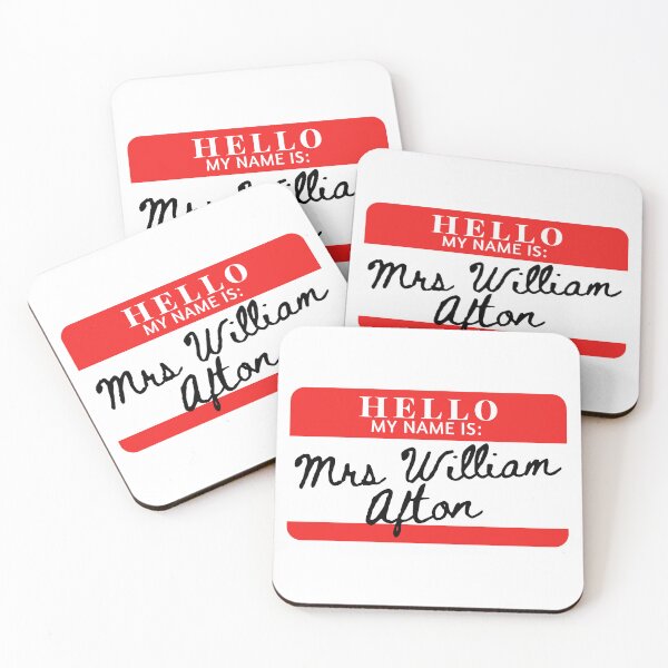 Item preview, Hello, my name is Mrs William Afton  designed and sold by AdhdPunk.