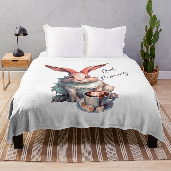 Item preview, Good Morning with the Rabbit from Alice in Wonderland designed and sold by Anastasiia Yurevych.