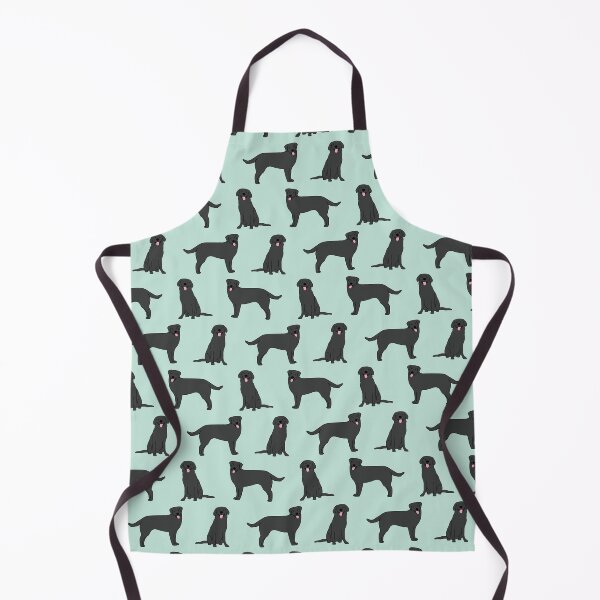 Item preview, Black Lab Dog on Aqua Mint Green designed and sold by Nickwilljack.