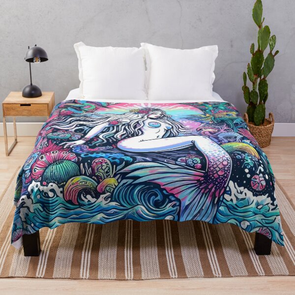 Item preview, Color bath mermaid designed and sold by Psilosybart.