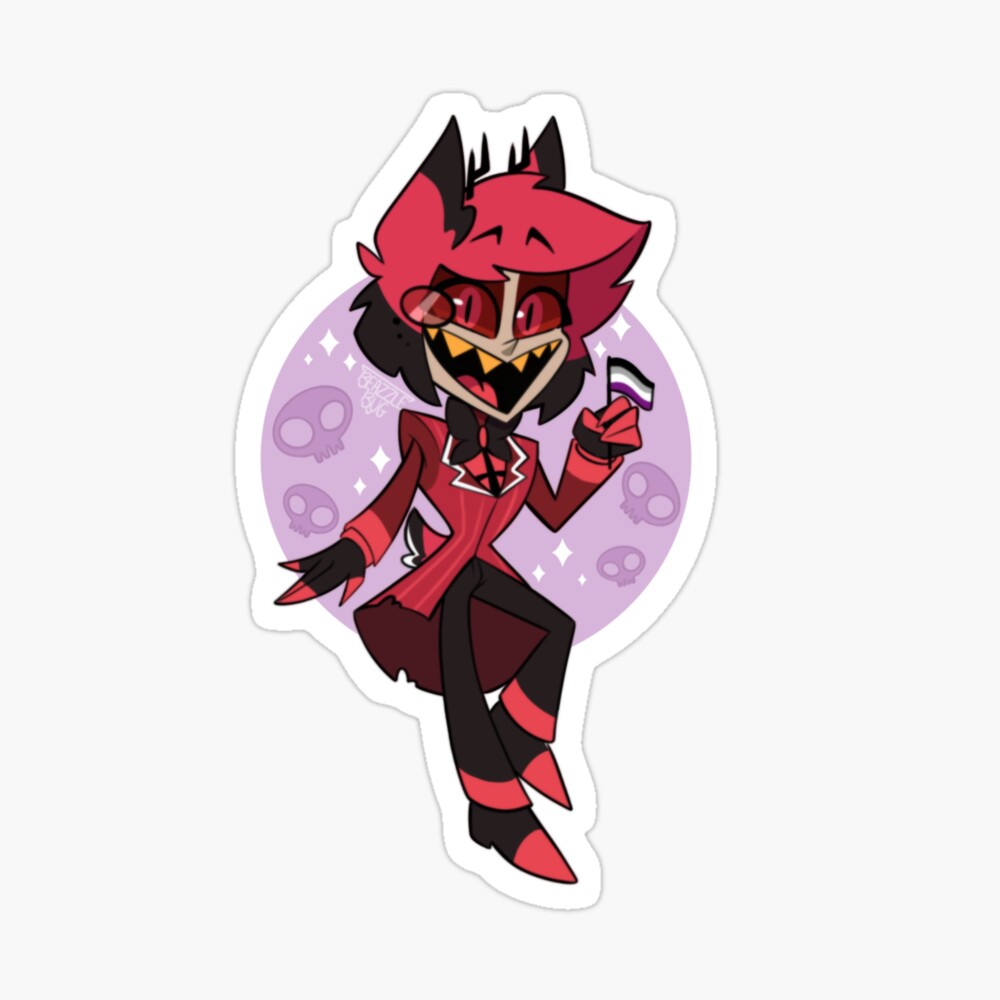 Alastor Asexual Pride-Hazbin Hotel