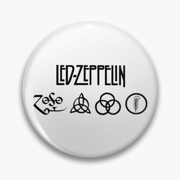 Led Zeppelin Icarus 32mm Button Badge