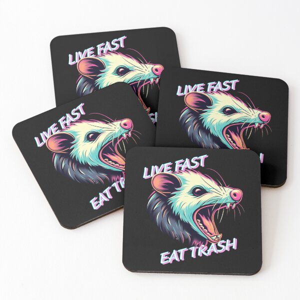 Item preview, Live Fast Eat Trash  designed and sold by GhostMachine13.