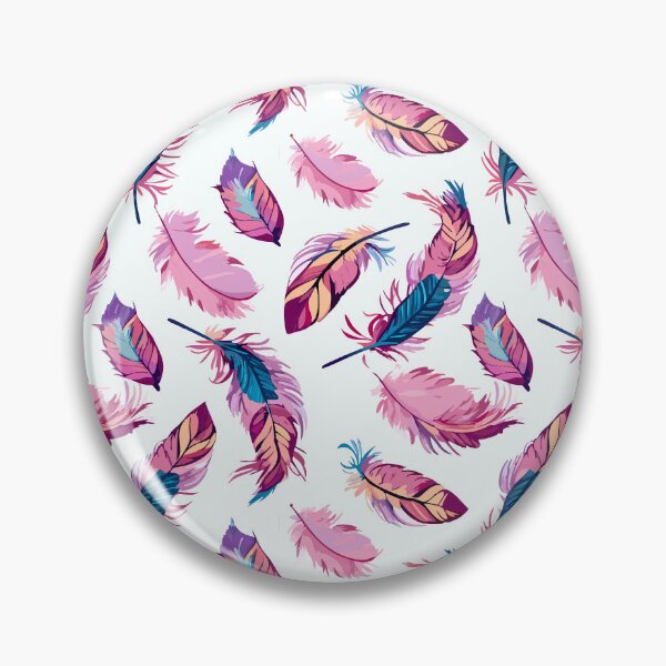 Item preview, Flashy Colored Bird Feathers Pattern designed and sold by MindenBrings.