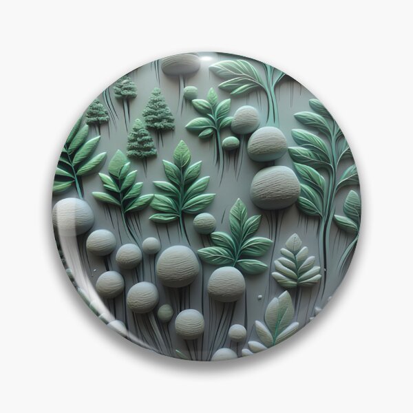 Item preview, Realistic delicate 3D wild leaves - expressive botanical pattern. designed and sold by My-fake-places.