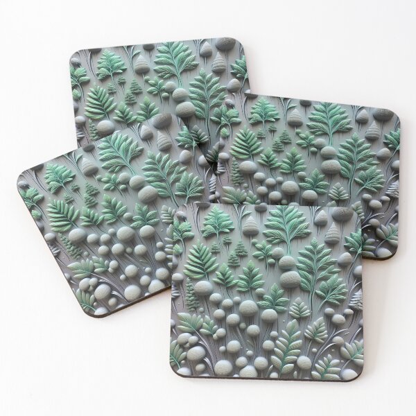 Item preview, Realistic delicate 3D wild leaves - expressive botanical pattern. designed and sold by My-fake-places.