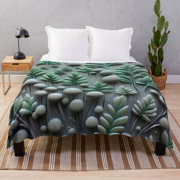 Item preview, Realistic delicate 3D wild leaves - expressive botanical pattern. designed and sold by My-fake-places.
