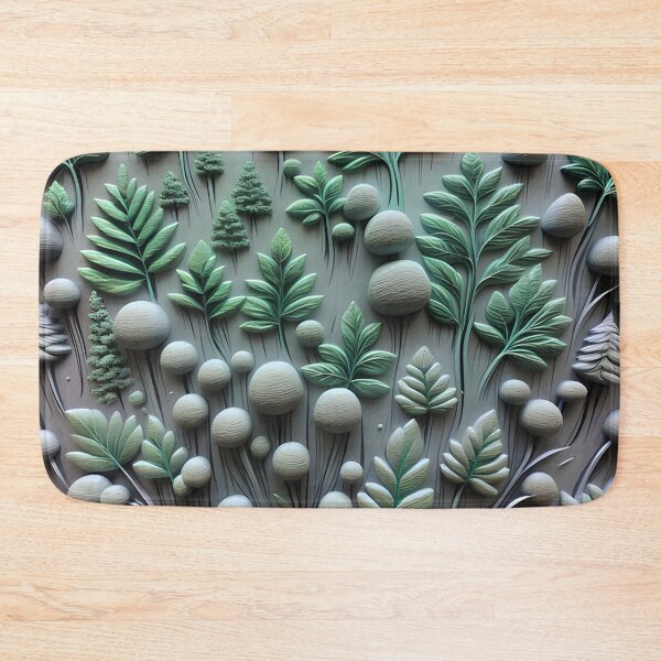 Item preview, Realistic delicate 3D wild leaves - expressive botanical pattern. designed and sold by My-fake-places.