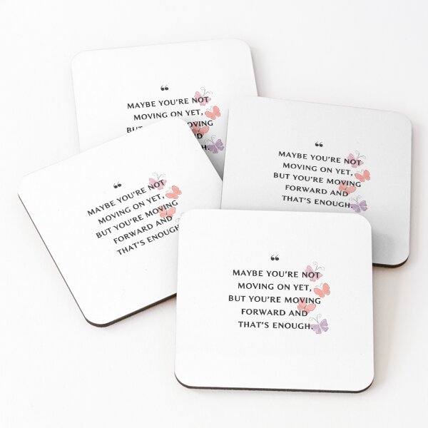 Item preview, Inspirational Quote about Moving On designed and sold by nicolecmoon.